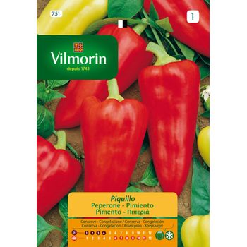 Vilmorin Semillas De Pimiento Piquillo S-1 751, 0,3 Gr