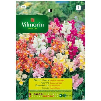 Vilmorin Semillas De Antirrino Medio Enano Variado S-1, 0,6 Gr