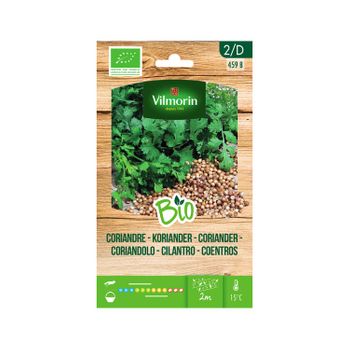 Vilmorin Jardín Bio Semillas De Cilantro Sobre 0,5 Gr