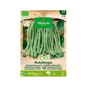 Vilmorin Jardín Bio Semillas De Judía De Enrame Necarkonigin, Caja 83 Gr