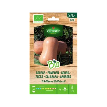 Vilmorin Jardín Bio Semillas De Calabaza Butternut Sobre 2 Gr