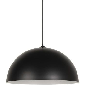 Lámpara Colgante - Metal - Cúpula - E27 - Ø45 Cm - Negro Corep