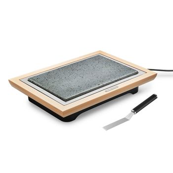 Plancha De Asar Electrica 48x26 -revistimiento Piedra 2000w con Ofertas en  Carrefour