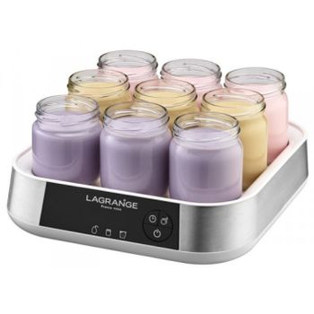 Yogurtera 20w 1,26l Con 7 Tarros De Cristal De 180 Ml Homcom con Ofertas en  Carrefour