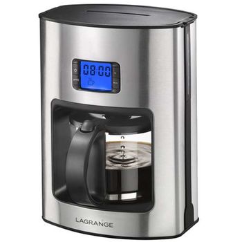 Cafetera de goteo - 412150011 WMF, 1000 W, 10 tazas, Inox