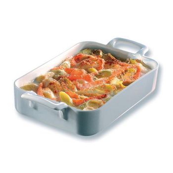 Revol Plato De Horno De Porcelana 34x25 Blanco - 5571