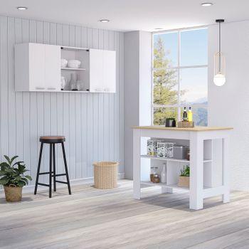 Conjunto Phoenix De Cocina, Isla De Cocina + Mueble De Cocina Con Fregadero  con Ofertas en Carrefour