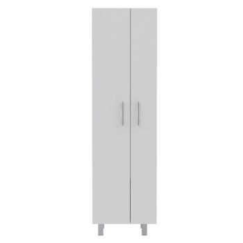 Armario Multiusos 1 Puerta - Fit - 190x39x35 - Blanco con Ofertas en  Carrefour