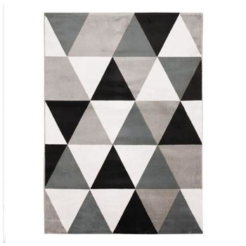 Alfombra De Salón Tao Scandi - 120 X 170 Cm - Polipropileno - Negro