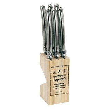 Arcos Juego Cuchillos Mesa, 6 Uds, Cuchillo Postre, Cuchillos Mesa, Cuchillo Carne, Hoja 105 Mm, Acero Inoxidable Martensítico, Mango  Polipropileno, Apto Lavavajillas, Envase Ecologico con Ofertas en  Carrefour