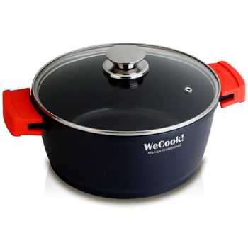 Wok Inducción 24cm, Acero Al Carbono, 3 Capas Antiadherente Titanio Sin  Pfoa, Vitrocerámica Antracita Wecook Carbono con Ofertas en Carrefour