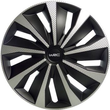 Wrc Box 4 Hubcaps 14 Carbon Style