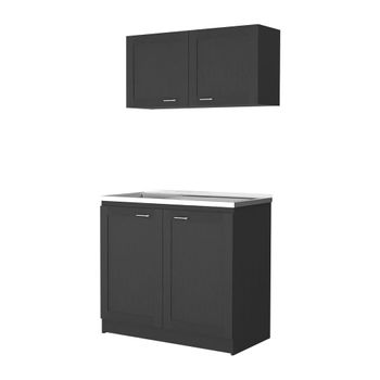 Set Muebles De Cocina Con Mueble Lavavajilla Y Mueble Sobre Campana Zurich