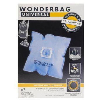 Rowenta Juego De 3 Bolsas Universales Para Aspiradoras - Wb403120