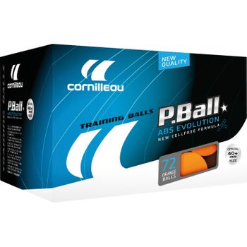 Pelotas De Tenis De Mesa Cornilleau P-ball Naranja 72 Uds.