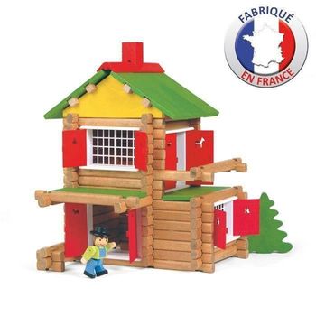 Construcciones para niños torre de madera 52 piezas Woomax, Juego