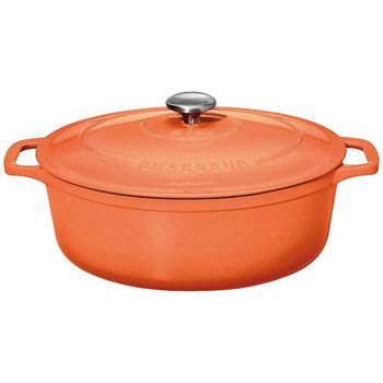 Chasseur Cazuela Ovalada De Hierro Fundido 29 Cm Naranja Sublime - Puc472975