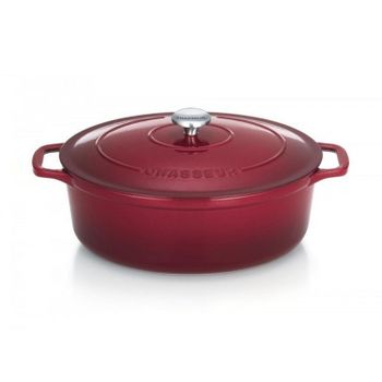 Chasseur Cocotte Ovalada De Hierro Fundido Esmaltado 33cm Vino Sublime - Puc473321