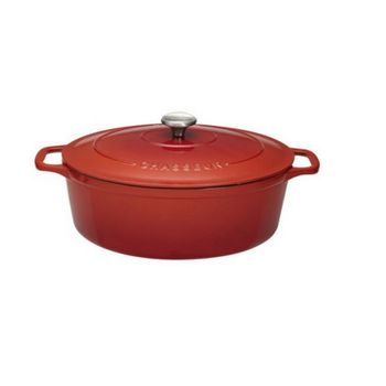 Chasseur Daubière De Hierro Fundido Esmaltado 33cm Rojo - Puc 473358