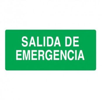 Etiqueta Adhesiva De "salida De Emergencia" 215x107mm Legrand 060971