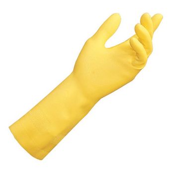 Guante Latex Industrial Flocado Amarillo T9 - Mapa - 124..