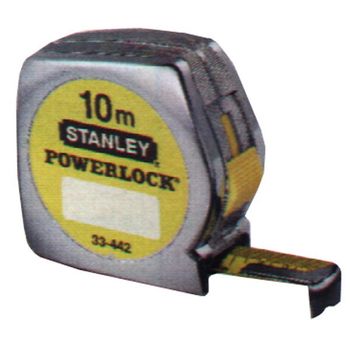 Flexómetro Stanley Powerlock Classic Caja Abs 10m X 25mm