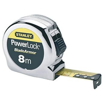 Flexómetro Stanley Powerlock Blade Armor 8m X 25mm