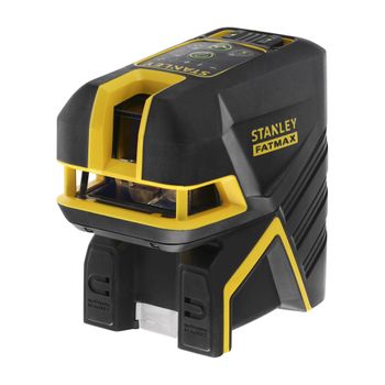 Stanley Nivel Laser De Cruz + 5 Puntos – Verde. 20 Metros (50 Metros Con Detector) ±3mm/m