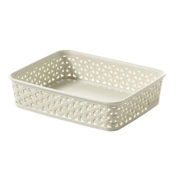 Curver My Style - Bandeja Organizadora De Escritorio A5 Rectangular. Blanco