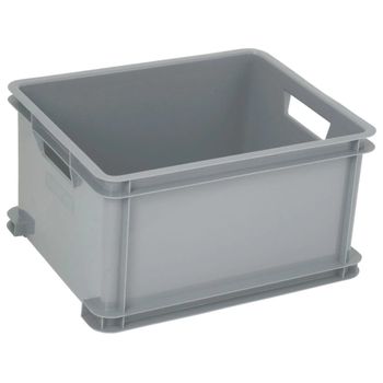 Caja Almacenaje Eurobox M Plástico 35x27x22 16l Eco Grafito Keeeper con  Ofertas en Carrefour