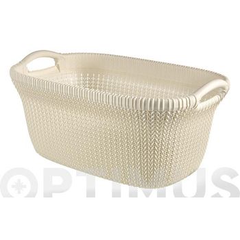 Cesta Curver Knit Basket Blanco