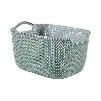 Cesta Rectangular Knit S Azul Bruma Marca