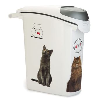 Curver Contenedor de Comida para Perros con Ruedas Gatos Mascotas  Multimodelo Cu