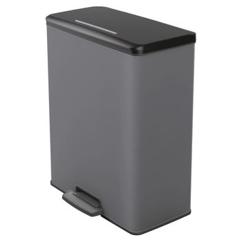 BRICOKING - CUBO BASURA READY TO COLLECT 30L GRIS - CUBOS DE