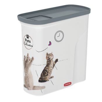 Curver Contenedor de Comida para Perros con Ruedas Gatos Mascotas  Multimodelo Cu