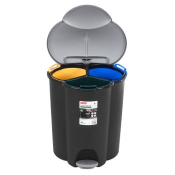 Cubo De Basura Curver Trio 40l