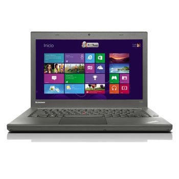 Portátil Reacondicionado Lenovo Thinkpad T440, Intel Core I5-4300u, 8gb Ram, 128gb Ssd, 14"hd+. Grado A