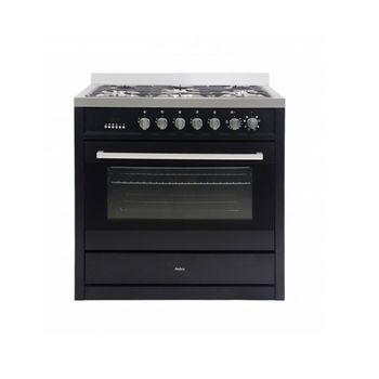 Amica Cocina De Gas 103l 5 Fuegos Negra. - Acms2005xb