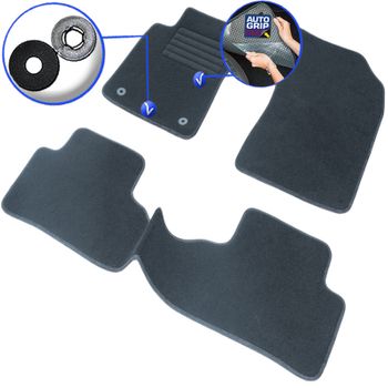 Alfombrillas Para Coche - A Medida Para Citroën C3 (07/2016 Hasta 2018) - 3 Uds. - Modelo Star