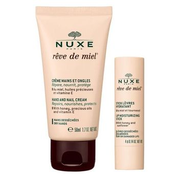 Nuxe Reve De Miel Stick Labial 4 Gr+ Crema De Manos 30 Ml