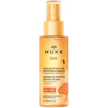 Nuxe Sun Aceite Lácteo Capilar Protector Hidratante 100 Ml