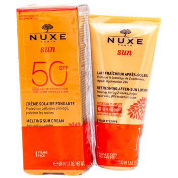 Nuxe Sun Crema Fundente Spf 50 + Leche After Sun 50 Ml