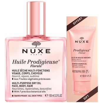 Nuxe Huile Prodigieuse Floral 100 Ml + Prodigieux Floral Gel De Ducha 30 Ml