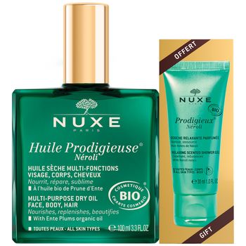 Nuxe Huile Prodigieuse Néroli 100 Ml + Prodigieux Néroli Gel De Ducha 30 Ml