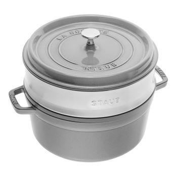 Staub Cocotte Con Vaporera De Hierro Fundido 26cm