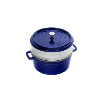 Staub Cocotte Con Vaporera De Hierro Fundido 26cm