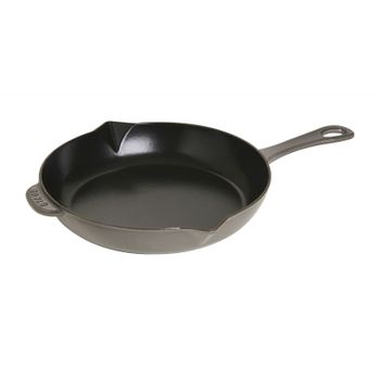 Staub - Cocotte de hierro fundido con cesta para cocer al vapor cm. 24 -  inducción