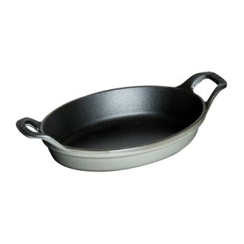 Staub Mini Fuente Ovalada De Hierro Fundido