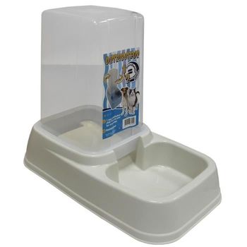 Aime Dispensador De Agua Y Croquetas 2 En 1 - Para Gatos Y Perros