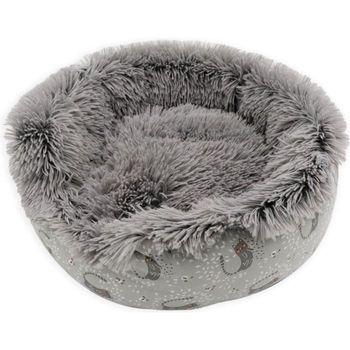 Cama  Redonda De Piel Para Gato / Perro Pequeño Aime